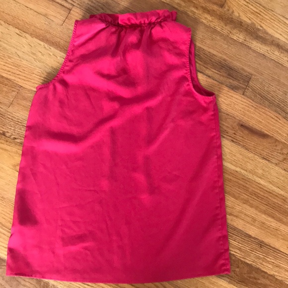 J Crew Factory Rasberry Ruffle Neck Cami - Picture 4 of 5
